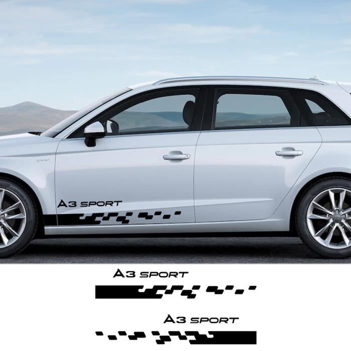 Décoration véhicule,Fiber De carbone Voiture Intérieur Volant Cache Autocollants  Pour Audi A1 A3 A4 A5 A6 Q3 Q5 Q7 S3 - G[B75520127] - Cdiscount Auto
