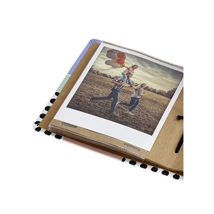 Album Photo Hama Cool Story - 28 Pages Pour 56 Photos - Format 11,7 X 12,7 Cm - Insertion Latérale