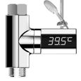 Thermomètre de douche à LED numérique sans pile visible et précise Moniteur de température de l'eau  SET ACCESSOIRES SALLE DE BAIN-2