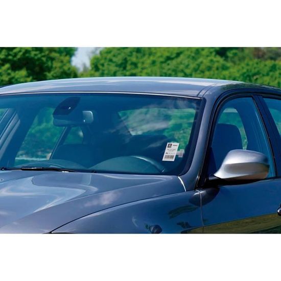 Porte-ticket De Stationnement Pour Pare-brise – Transparent, Adhésif Double Face, Pratique Pour Voiture, Maison, Bureau, Classe - 8
