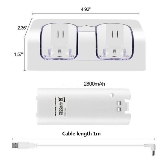 Kit 2 Batteries + Chargeur Double USB Pour Appareils Photo Panasonic HX-WA03, HX-WA2, HX-WA20, Etc. - VBX090