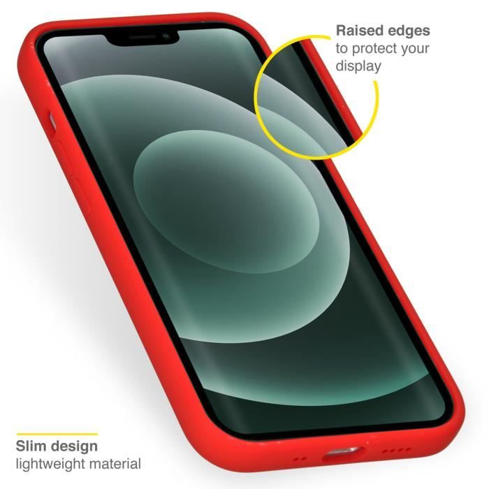 Coque Silicone Slim Pour iPhone 13 mini (5,4) Rose PROSHOP®
