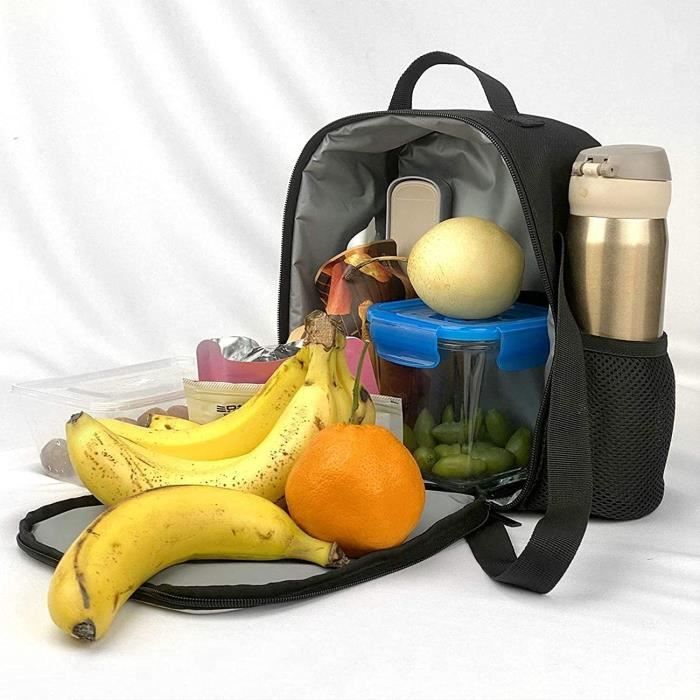 Sac à Lunch Isolé Thermique Personnalisable – Tissu Oxford Imperméable – Bandeau Réglable – Multifonctions