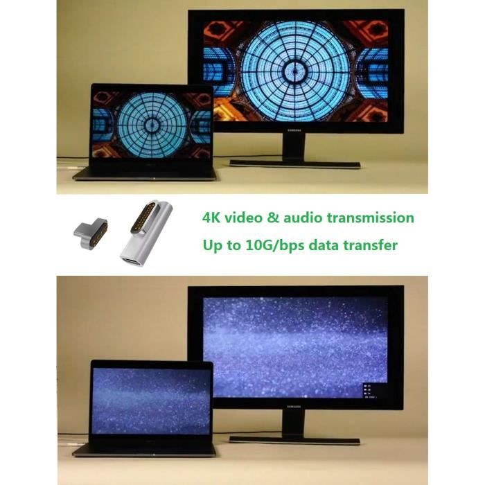 Adaptateur de chargeur magnétique USB C de2