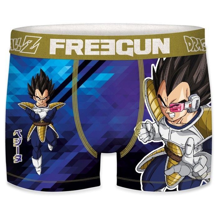 FREEGUN Boxer homme DRAGON BALL Z calecon homme Buu Goku Vegeta ceinture maxi 4 cm multicolore Lot de 4 Bleu Cdiscount Pret a Porter