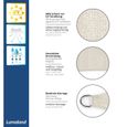 Lumaland voile d'ombrage cordes de fixation incluses , 100% HDPE avec le filtre UV de protection 2x3 beige-3