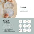 Babymoov Trousse de soin bébé - Dès la naissance - Compact avec 9 Accessoires essentiels de soin, Sable-3