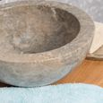 Vasque à poser en marbre gris - WANDA COLLECTION - Barcelone - diamètre 30 cm - forme ronde-3