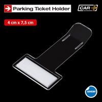 Porte-ticket De Parking Transparent Pour Pare-brise – Adhésif Double Face, Léger (12g), Pour Voiture, Maison, Bureau