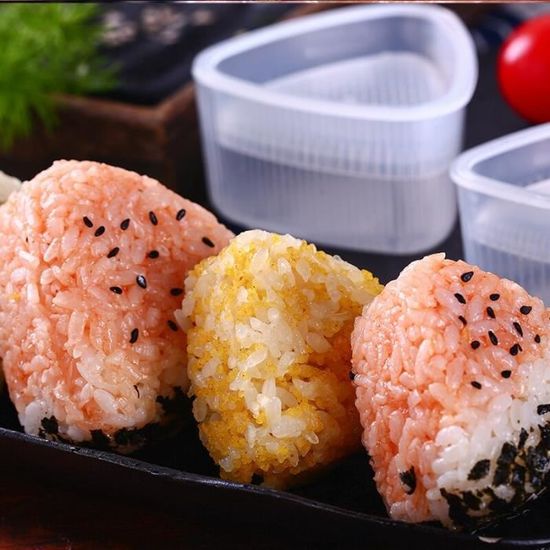 I)Moule Triangle pour Onigiri, Accessoire de Cuisine, Outil pour Sushi,  Boule de Riz, Bento - Cdiscount Maison