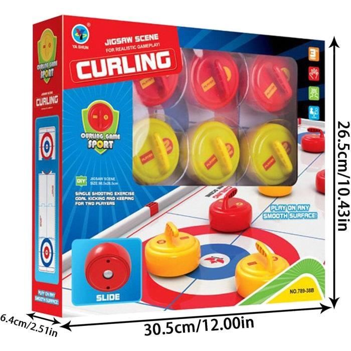 Table intérieure Mini Curling Sports Jouet Enfants Parent-Enfant Jeu