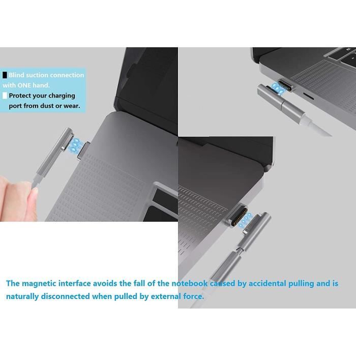 Adaptateur de chargeur magnétique USB C de3