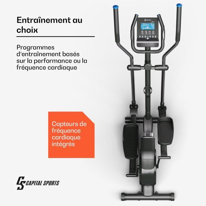 Fréquence Cardiaque Velo Elliptique Elitum D'appartement 120 Kg