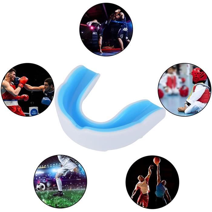 Set De 4 Protège-Dents Sport Adultes Avec Boîtes - Boxe, Rugby, MMA & Sports De Contact