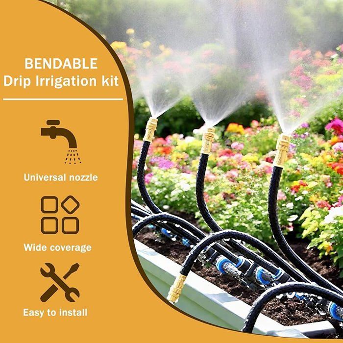 360° Curved Garden Automatic Irrigation System Systeme Irrigation ...