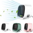 Refroidisseur d'air par évaporation - Climatiseur mobile à 3 niveaux et 7 éclairages d'ambiance - Mini climatiseur ASPIRATEUR BALAI