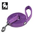 Purple S -Truelove – harnais et collier en Nylon réfléchissant pour chien, laisse souple pour animal de compagnie, en maille, 11 cou-0