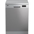 Beko DFN16420X Lave-vaisselle pose libre hauteur : 85 cm acier inoxydable-0