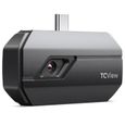 TOPDON TC001 Caméra d'Imagerie Thermique pour Android (gris sidéral), Résolution IR 256 x 192 avec Analyse Secondaire-0