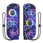 N.A Manette Joy-Con Gamepad Neon RGB LED Multicolores Espace Compatible Switch 1 - Non Compatible Switch 2