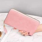 Portefeuille Femme RMEGA - Rose - Grande Capacité - Cuir PU - Porte Monnaie Porte Chéquiers Porte-Cartes