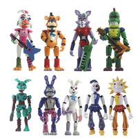9 pièces/ensemble FNAF  Five Nights at Freddy's, figurines à collectionner, jouets avec articulations mobiles