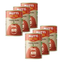 Mutti - Lot 6x Tomates pelées Bio - Boîte 400g