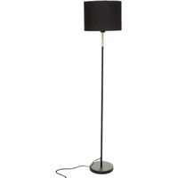 Lampadaire Salon sur Pied Métal Noir Doré H150cm Silumen - LED