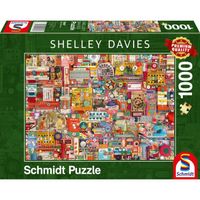 Puzzle vintage SCHMIDT SPIELE - 1000 pièces - thème abstrait