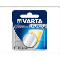 Pile bouton lithium 3V CR2450 - VARTA - 6450101401