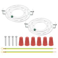 écrou à œil Suspension Sourcing Map Œil Écrou 15 Kg Max Charge 29x35mm M10 Filetage Anneau Forme Femelle Boucle Pour Suspension Lampe Lustre Noir Paquet De 2 Ecrou M10