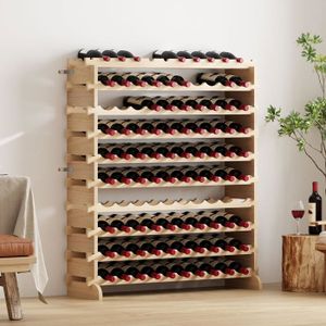 DÉSHUMIDIFICATEUR tagre vin empilable 10 niveaux pour 100 bouteilles de vin en boism178