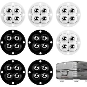 Roulettes Auto Adhésives, 8 Pièces Roulette Bille, Mini Roulette à 360