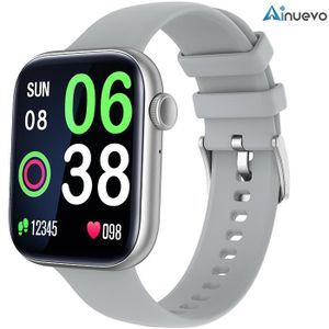 Apple Watch SE GPS - 2ème génération - 44 mm - Boîtier Silver Aluminium  avec Bracelet Sport Blanc (MNK23NF/A) - Apple Watch