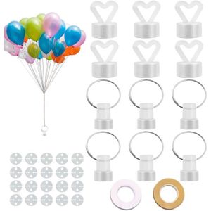 NAVESO Poids de Ballons pour Hélium, 20 Pièces Poids pour Ballon Helium,  Poids de Ballons en Plastique, Poids de Ballon dHélium Usage Répété,  Fixation Magnétique sur Objets Métalliques : : Cuisine et