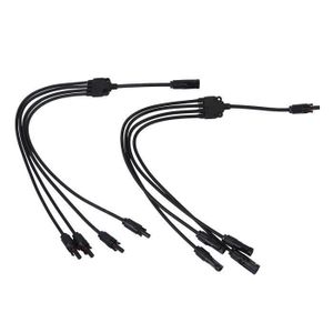 GTIWUNG Home Connecteurs de Panneau Solaire invers/é MC4 vers SAE 10 AWG PV C/âble pour Panneaux solaires Chargeur de Batterie MC4-SAE