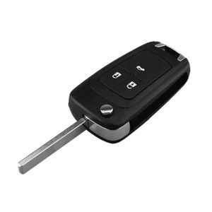 Insigne Zafira C 2009-2016 SODIAL Cle a Distance de Voiture a 3 Boutons DIY pour Opel Vauxhall Astra J Corsa E