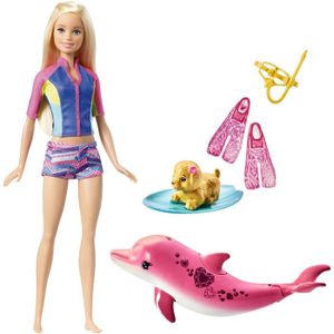 POUPÉE Poupée Barbie La Magie des Dauphins - Blonde avec 