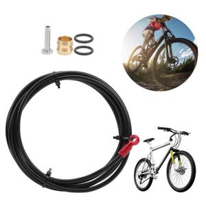 Globalflashdeal 2 x Cable de Frein de Bicyclette pour Le Velo Avant et Arriere