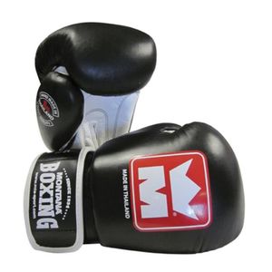 Noir 10 oz Montana Pro L Gants de Boxe Lacets Mixte Adulte