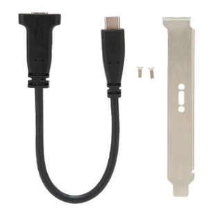 Double 2 Port USB 3.0 Type A mâle à 20 Broche carte mère en-tête mâle câble  cordon adaptateur USB câble d'extension 