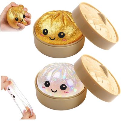 5 Jouets Squishy Kawaii – Mochi Dégradé – Anti-stress, Fidget, Soulagement De L'anxiété – Cadeau Anniversaire Ou Récompense