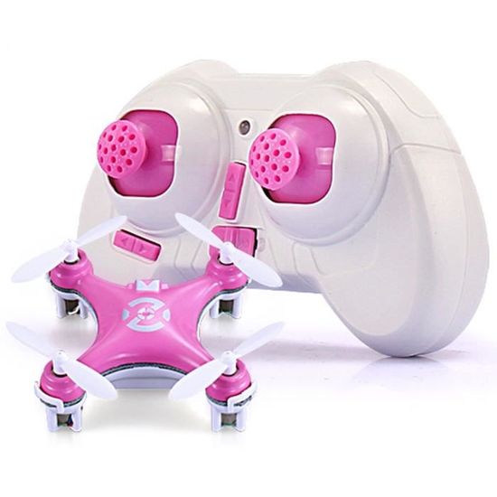 Rose - CX 10 Mini 2.4g 4CH RC Télécommande Quadcopter Hélicoptère Drone CX 10 LED Jouets Cadeau - Foto 9