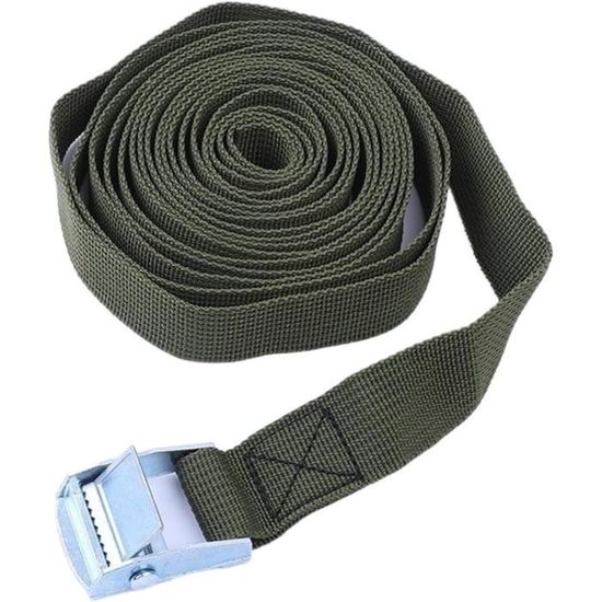 JYSDCXC Lot De 4 Sangles D'arrimage à Cliquet Noires De 10m Avec Verrou