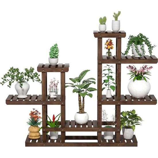 Nbeads 6 Support De Plante En Bois En Gros Pour Création De Bijoux