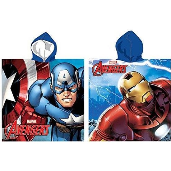 Poncho serviette Marvel Avengers Captain America Iron Man
