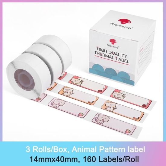 Étiquettes Thermiques MUNBYN 50 X 50 Mm – Rouge Et Noir – Pour Imprimante 405B (1 Rouleau De 150 étiquettes) - 10