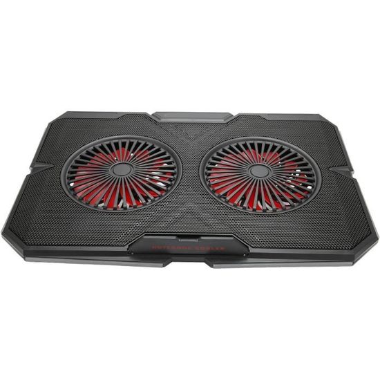Support Refroidisseur PC Portable Gamer RGB - Ventilateur Turbo 2200 RPM, 8 Hauteurs Réglables, 14-19 Pouces