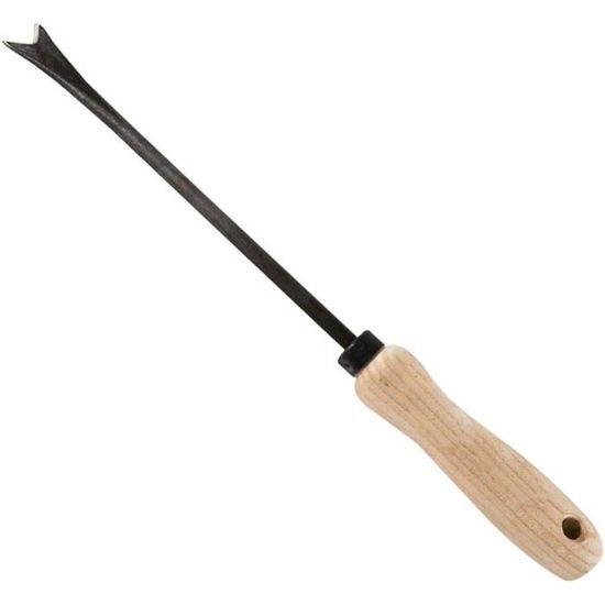 Désherbeur Manuel 11 Dents Acier Inox - Manche 40cm MOGADEE