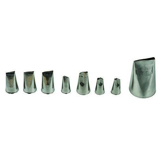 Coffret 26 douilles à décorer assorties en inox